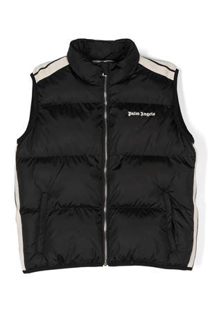 black polyester gilet PALM ANGELS KIDS | PBEJ003F24FAB0011003